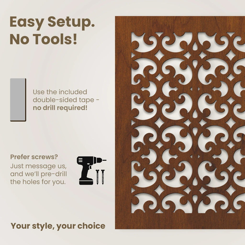 Easy setup. No tools!